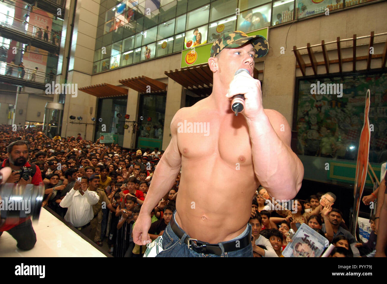 John Felix Anthony Cena, Kreuzung, Mumbai, Maharashtra, Indien, Asien Stockfoto