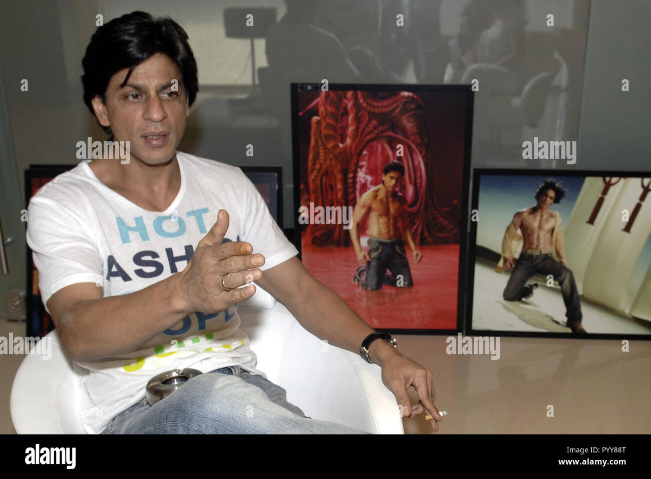 Indische Bollywood Hindi Film Schauspieler Shahrukh Khan, Mumbai, Maharashtra, Indien, Asien Stockfoto