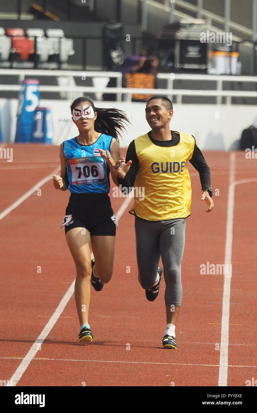 Asiatische Paralympischen Spiele 2018 Jakarta Stockfoto