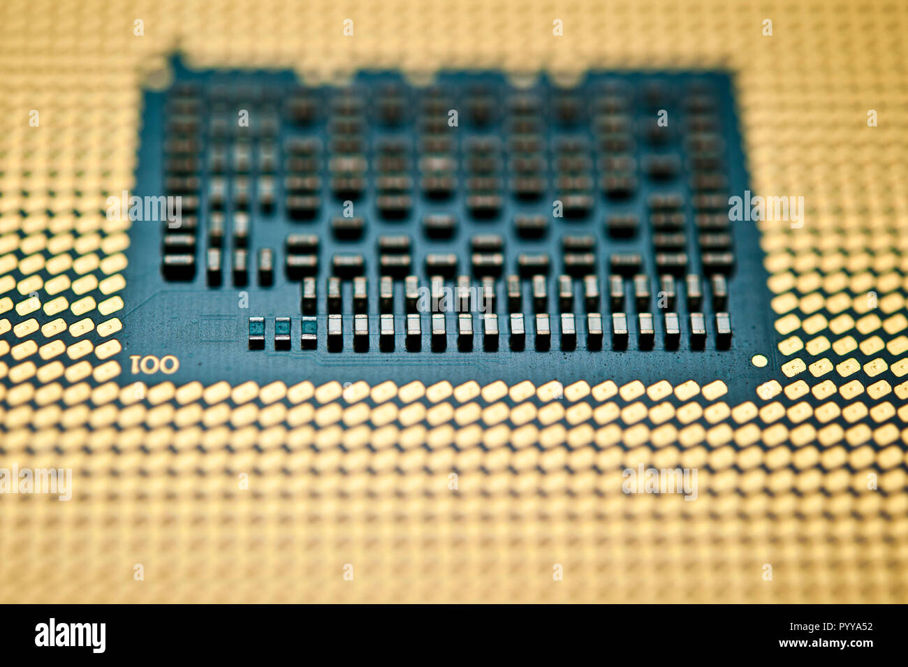 CPU eines Computers Stockfoto