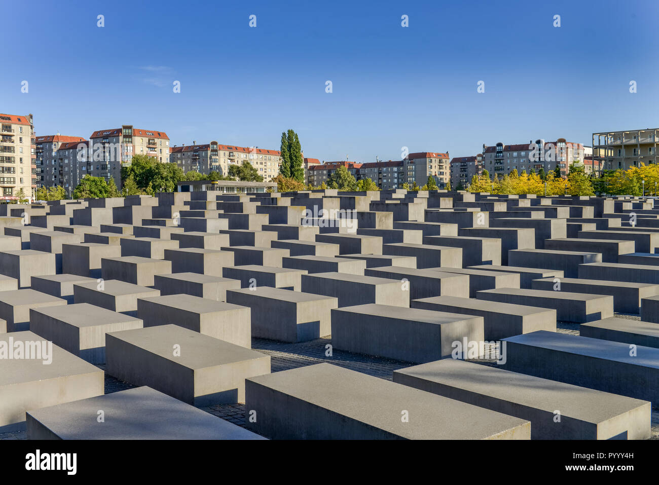 Holocaust Memorial, Mitte, Berlin, Deutschland, Holocaust-Mahnmal, Mitte, Deutschland Stockfoto