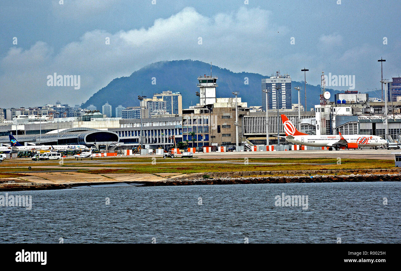 Flughafen Santos Dumont, Rio de Janeiro, Brasilien Stockfoto