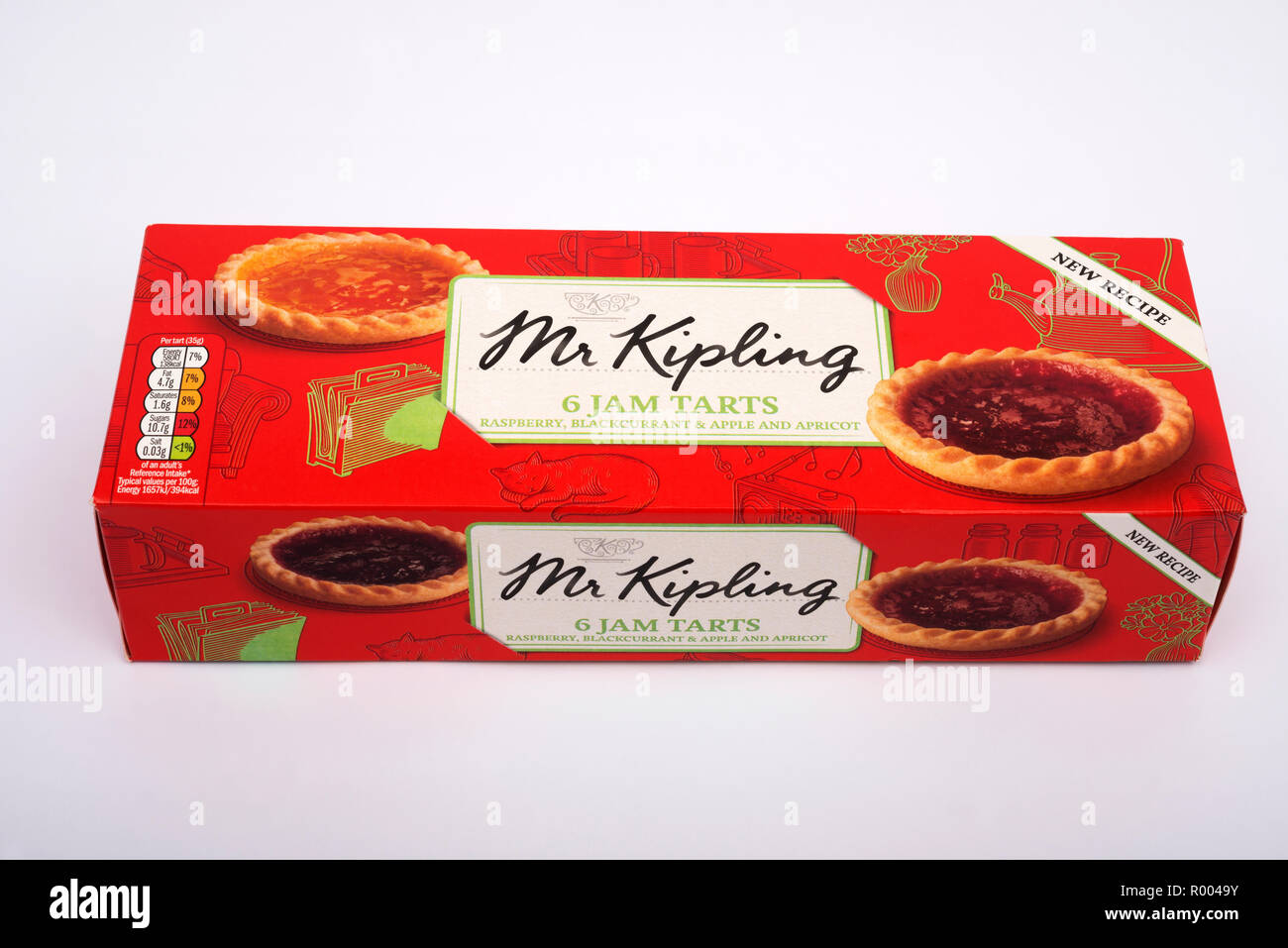 Herr Kipling Marmelade Kuchen Stockfoto