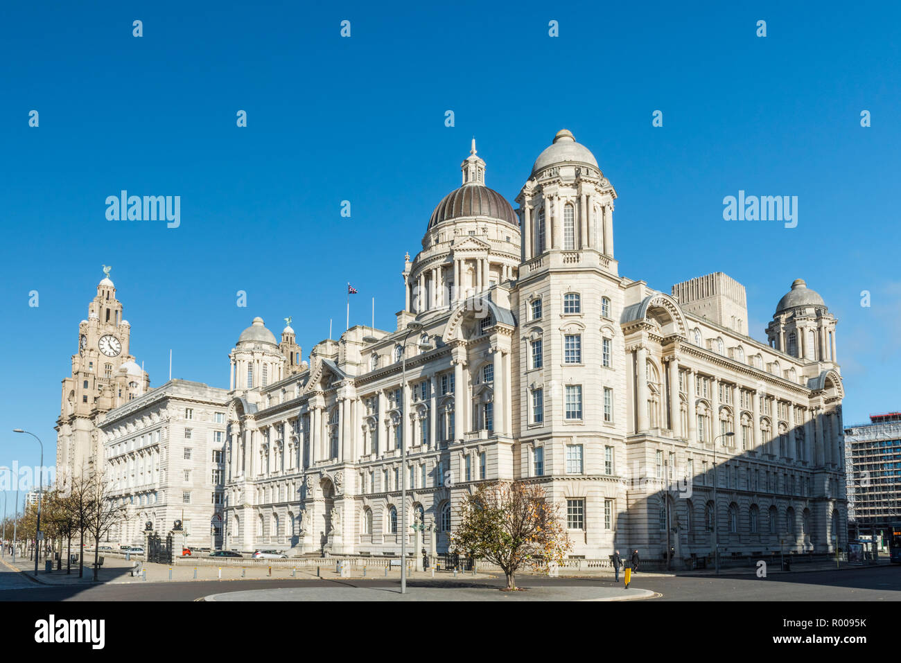 Die cunard Building, Pier Head, Liverpool, Merseyside Stockfoto