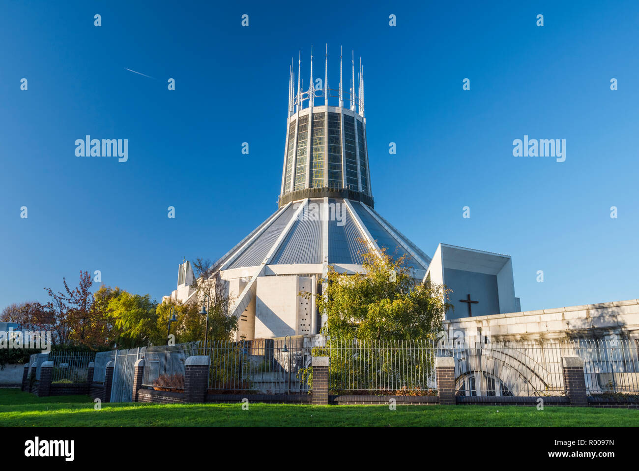 Liverpool Metropolitan Cathedral (Metropolitan Kathedrale von Christus dem König), Merseyside, England Stockfoto