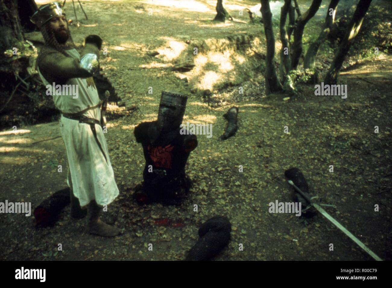 Monty Python und der Heilige Gral Jahr: 1975 Großbritannien Regie: Terry Gilliam Terry Jones Graham Chapman Stockfoto