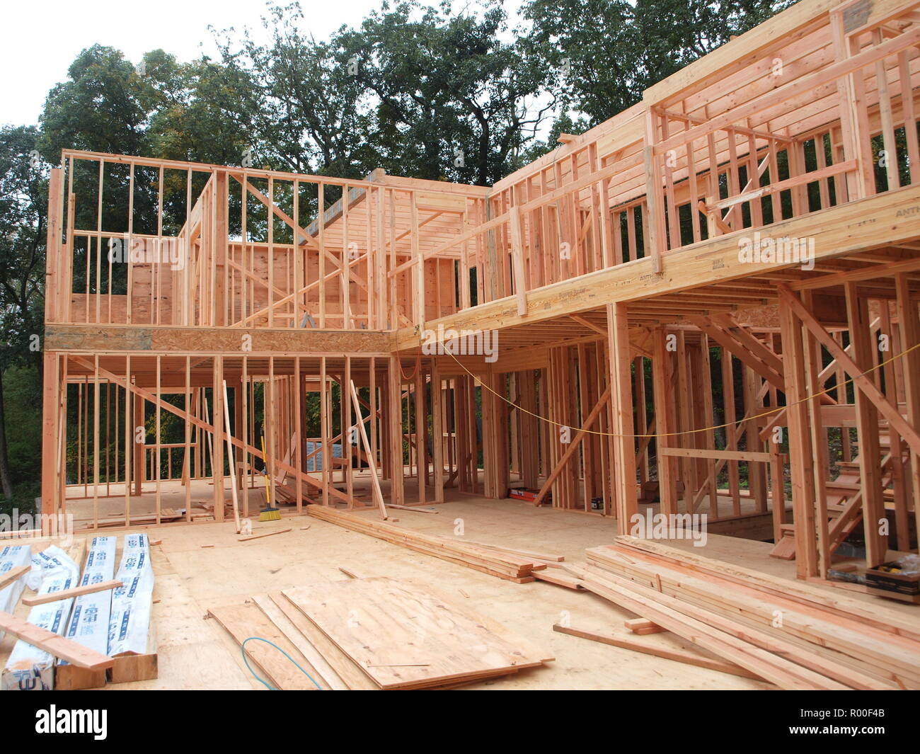 Neue Rekonstruktion ein Wahrzeichen altes Hotel in Morris County, New Jersey Stockfoto