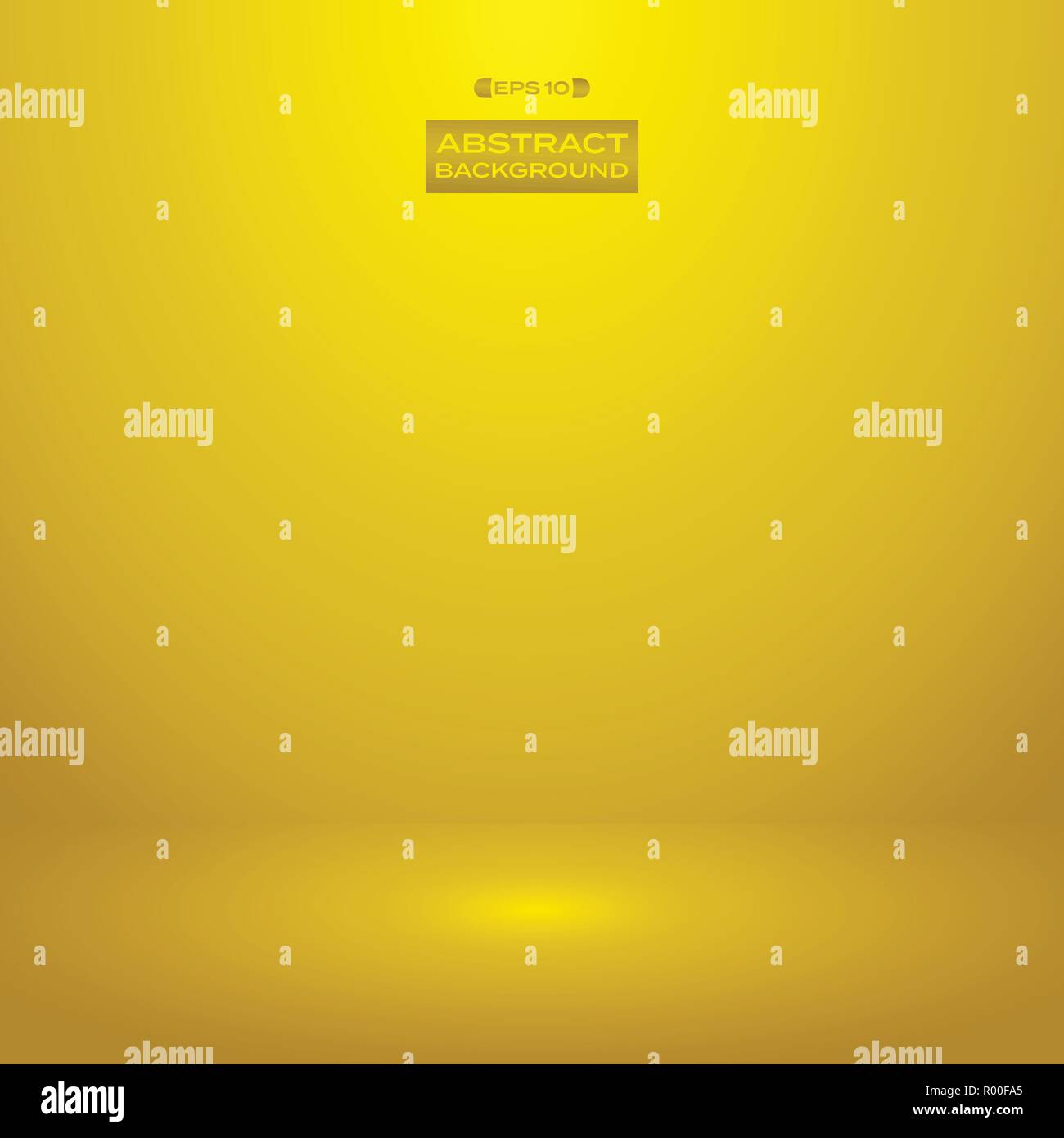 Luxus gradient golden Farbe Hintergrund studio, Vector EPS 10. Stock Vektor