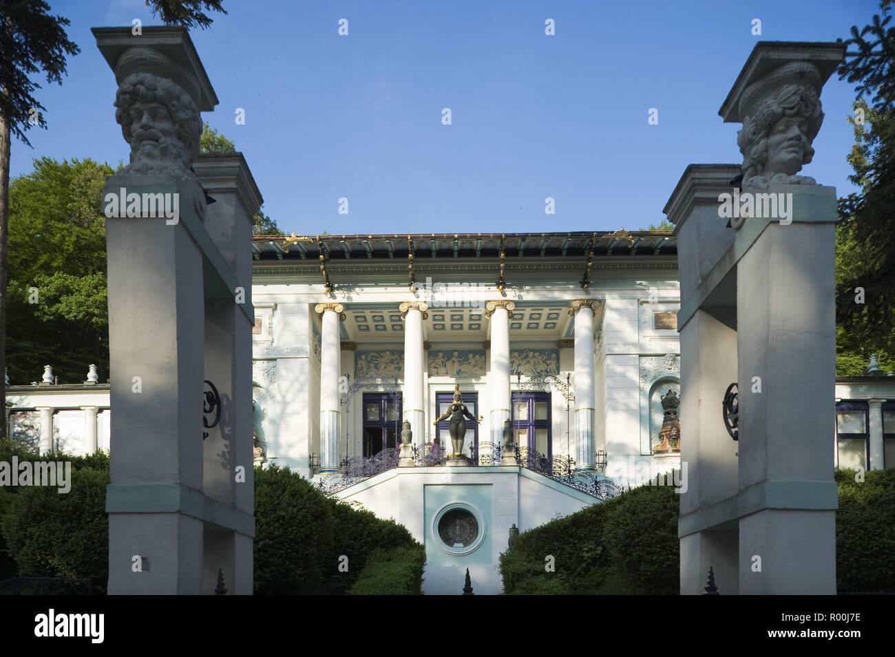 Wien, Jugendsti, Villa Wagner I, Otto Wagner 1888 - Wien, Jugendstil, Erste Villa Wagner, Otto Wagner 1888 Stockfoto