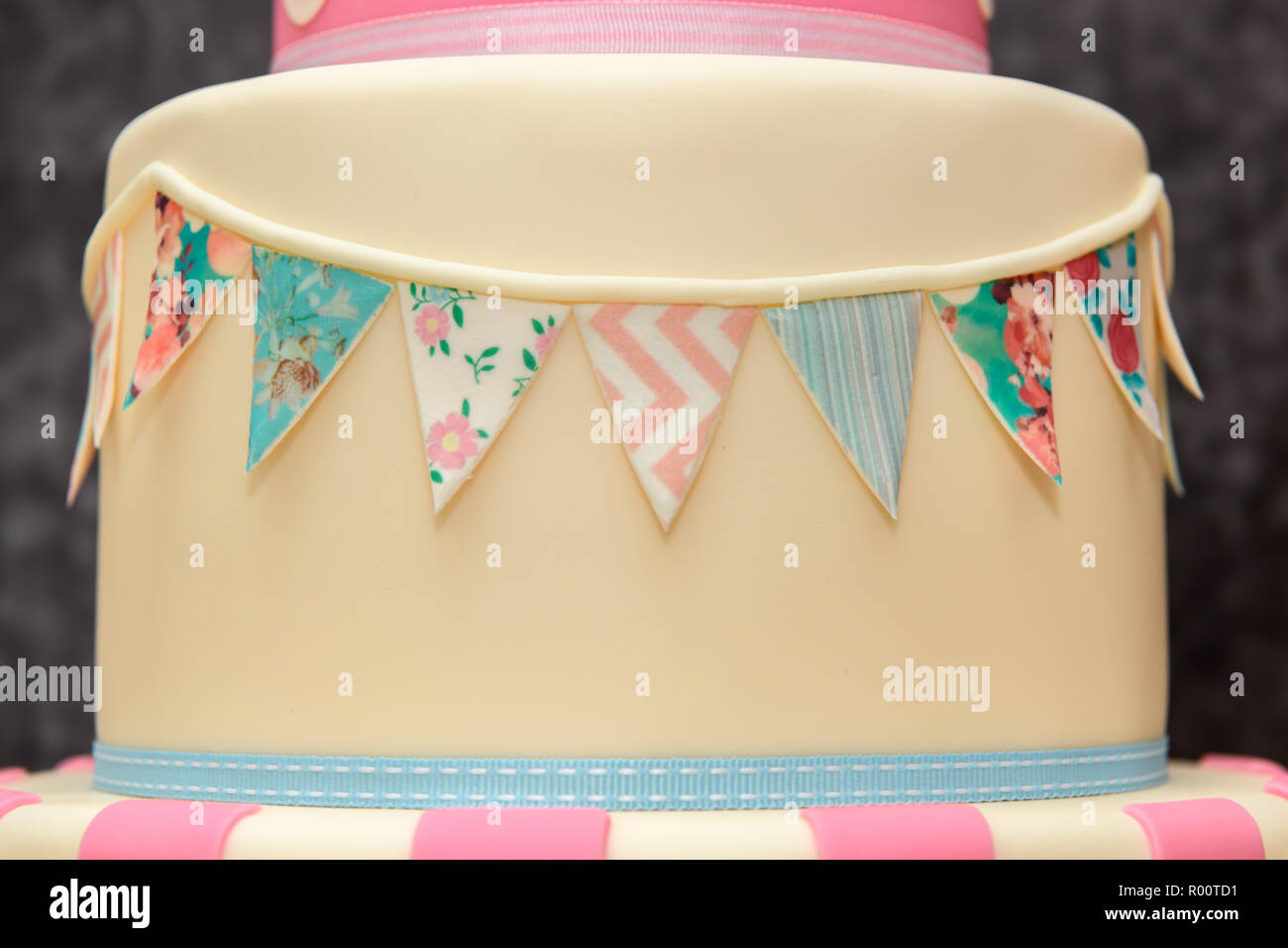 Hausgemachte Neuheit birthday cake Stockfoto