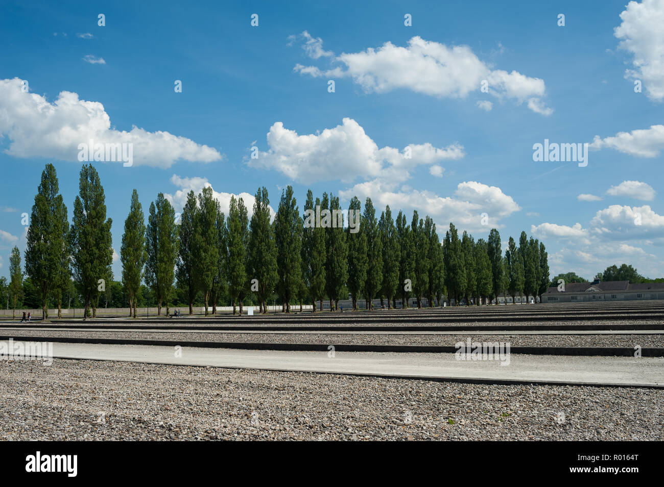Dachau, Deutschland, Kasernen in der KZ-Gedenkstätte Dachau Stockfoto