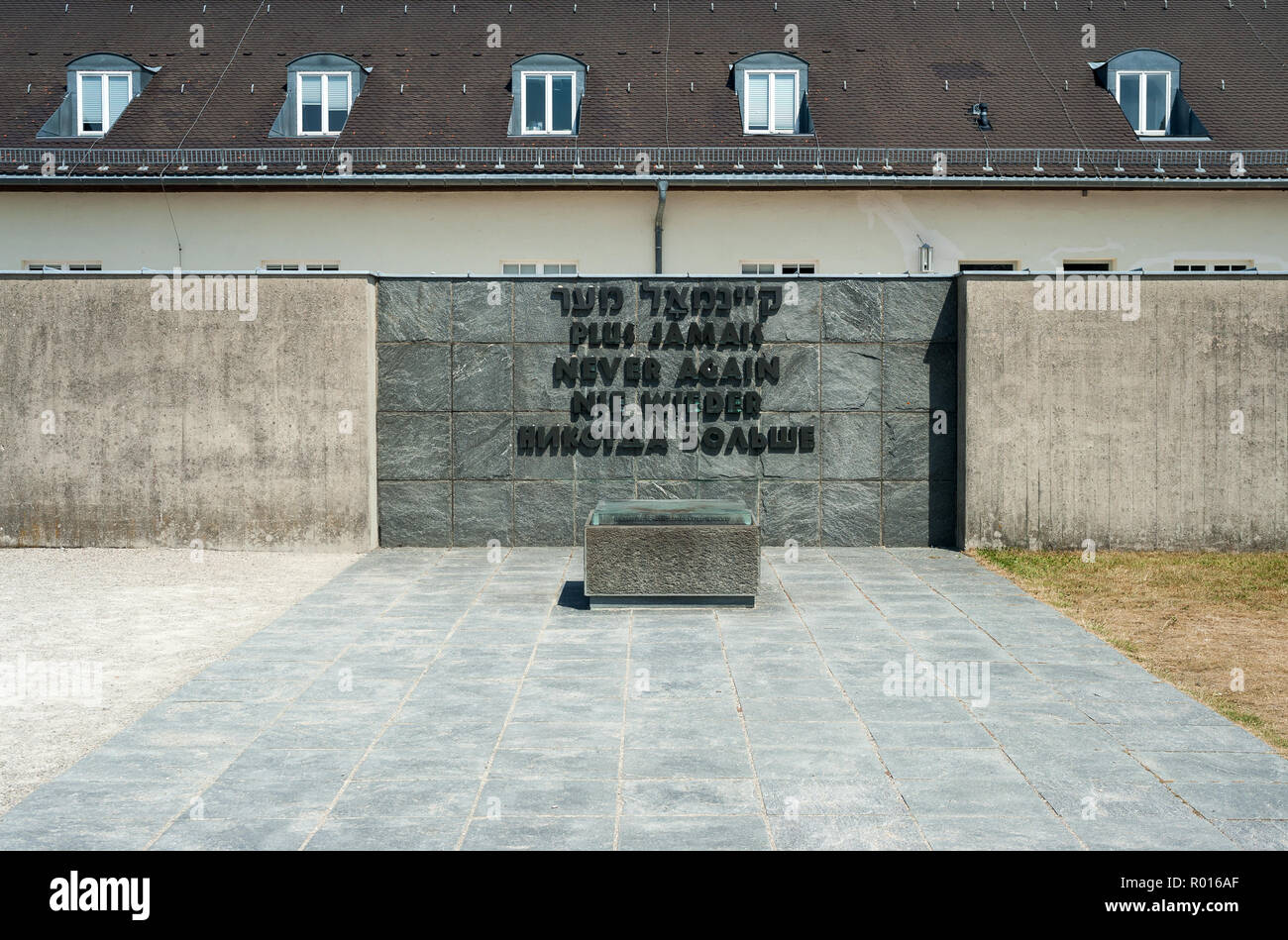 Dachau, Deutschland, KZ-Gedenkstätte Dachau Stockfoto
