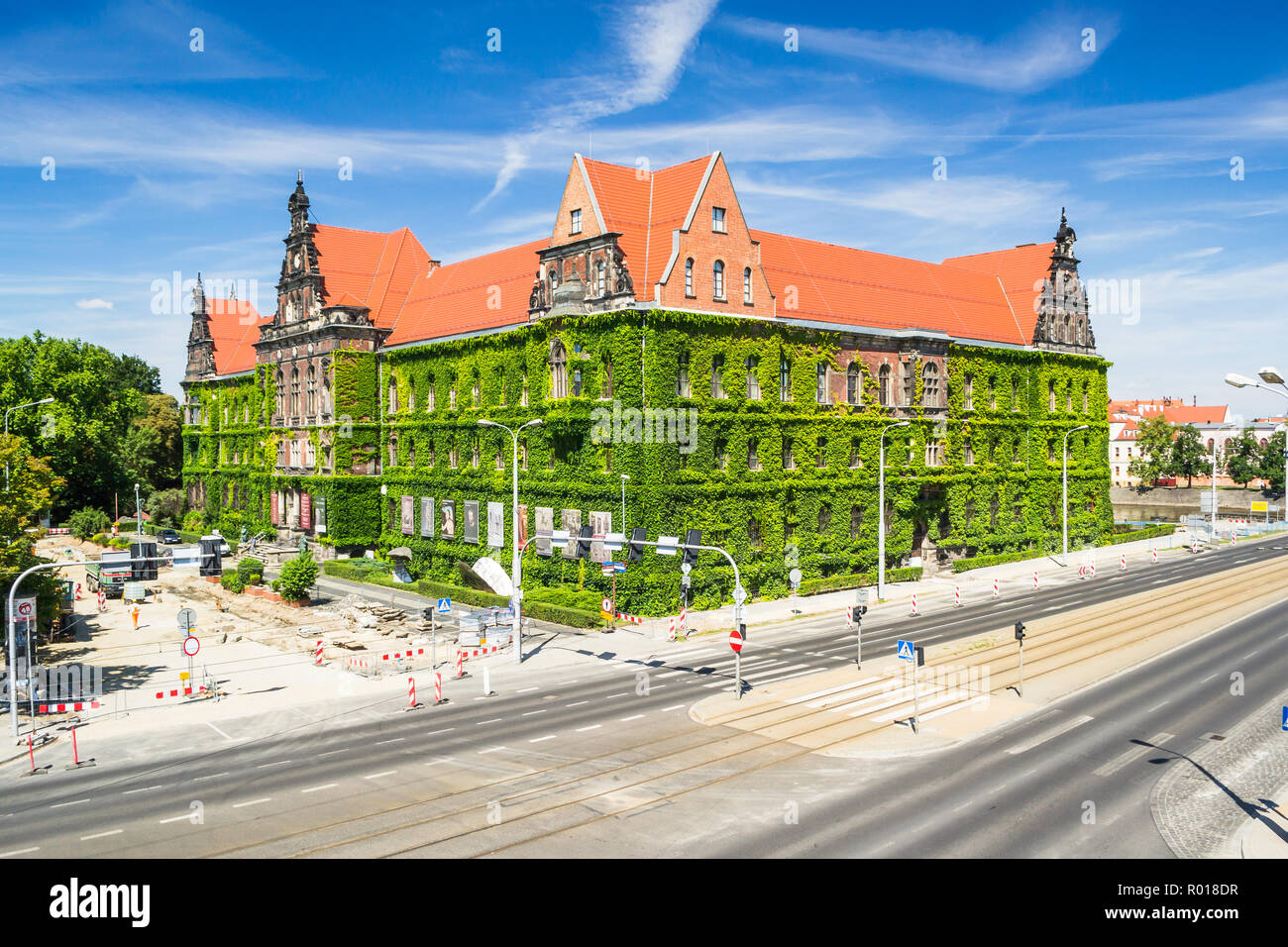 Nationalmuseum in Breslau. Stockfoto