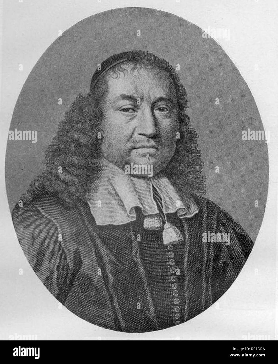 Johann Friedrich Gronovius (1611-1671), deutscher klassischer Philologe, Bibliothekar und Kritiker. Stockfoto