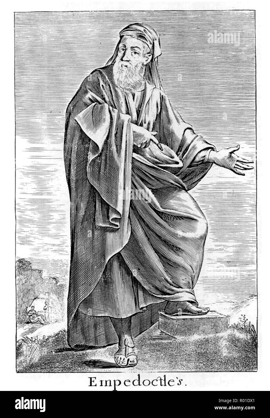 Empedokles, antiken griechischen Philosophen Presocratic Stockfoto