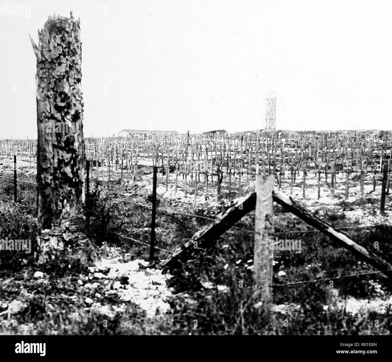 Connaught Friedhof, Thiepval Ridge, während des Ersten Weltkriegs Stockfoto