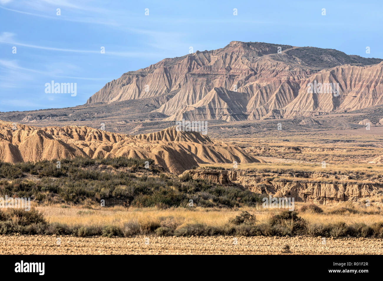 Bardenas Reales, Baskenland, Spanien, Europa Stockfoto