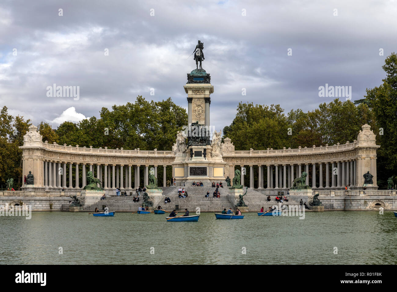 Madrid, Der Buen Retiro Park, Spanien, Europa Stockfoto