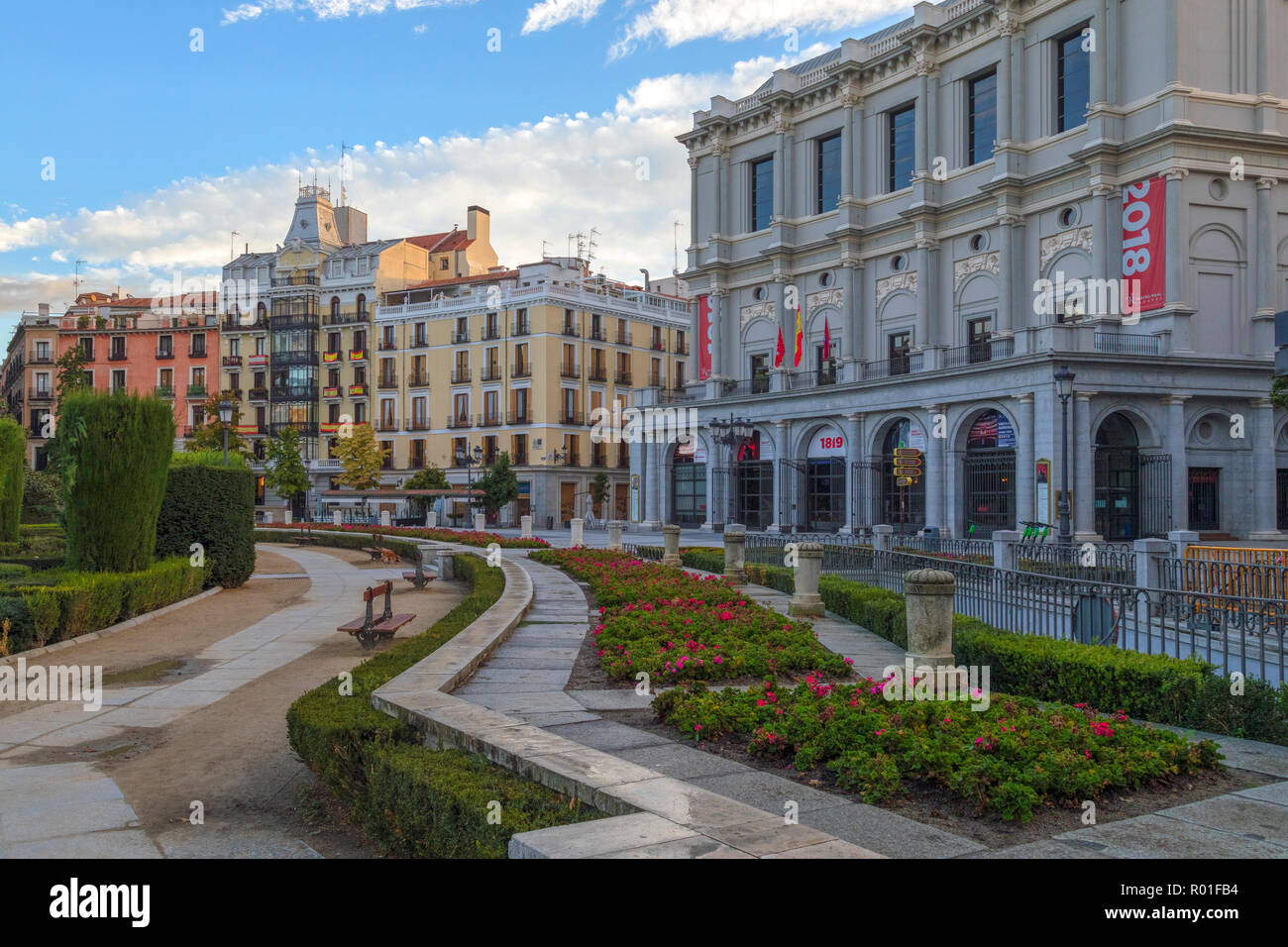 Madrid, Teatro Real, Spanien, Europa Stockfoto