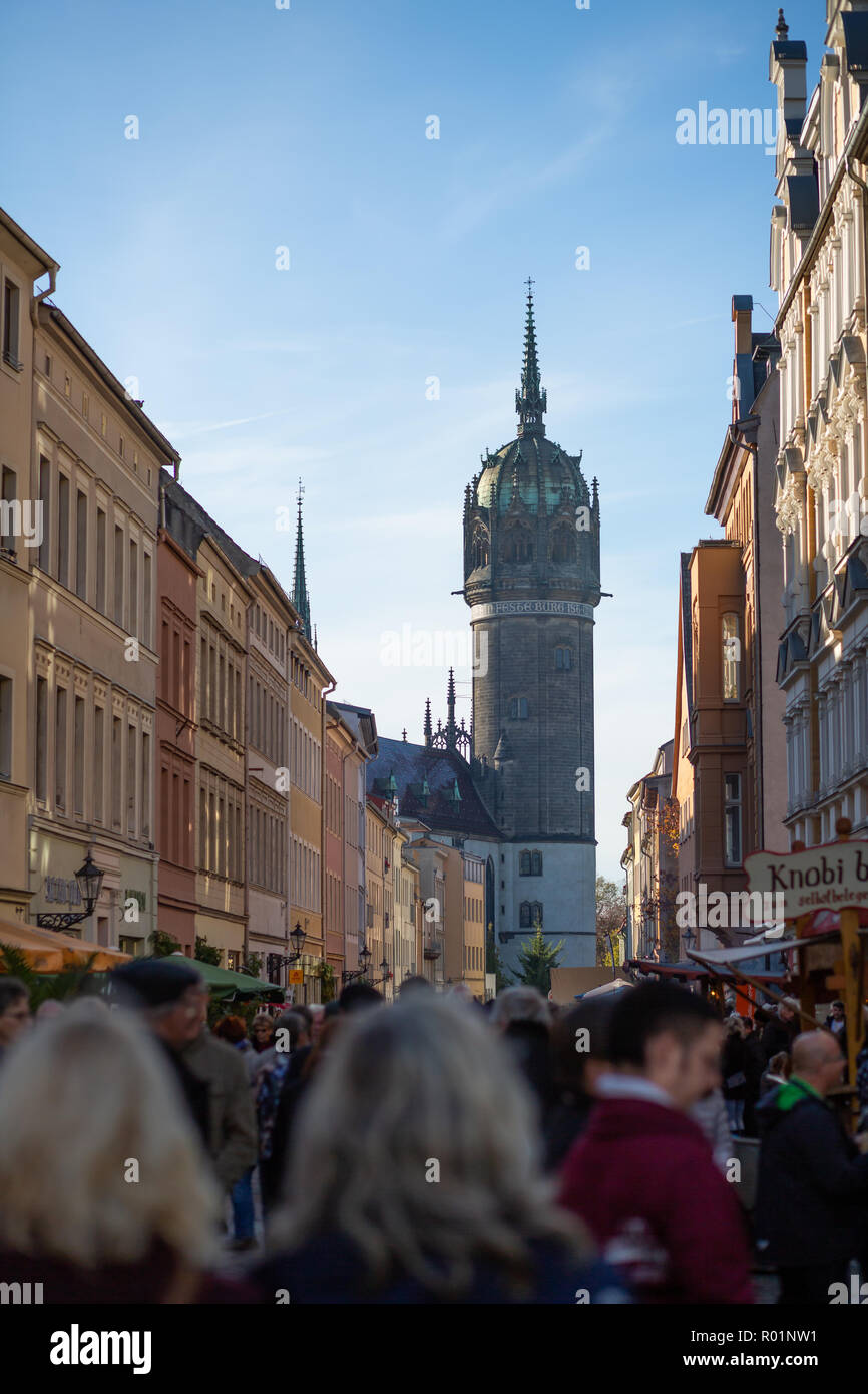 Wittenberg, Deutschland, 31. Oktober 2018, dem Reformationstag, historische Festspiele, Kredit: Rene Schmidt/Alamy leben Nachrichten Stockfoto