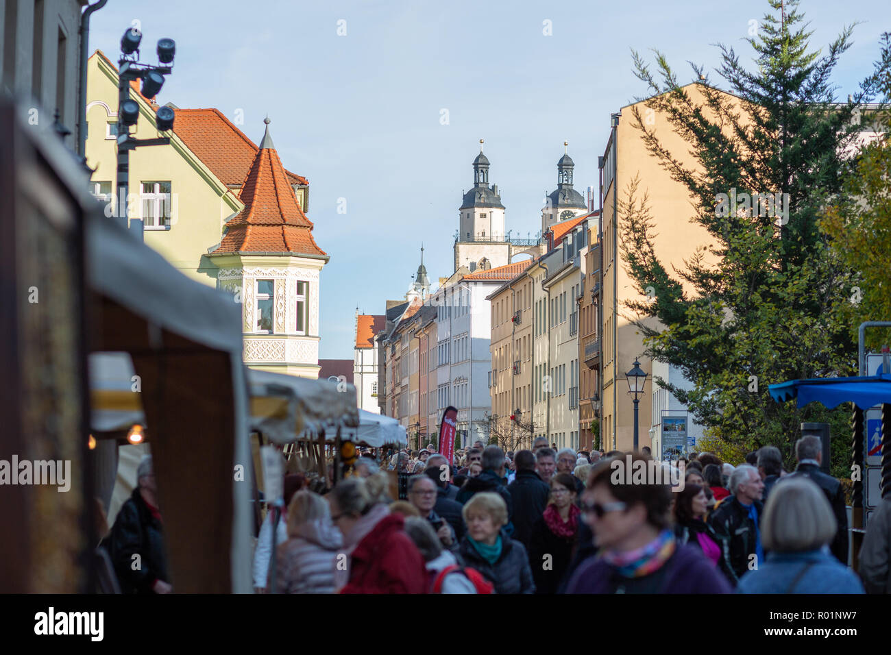 Wittenberg, Deutschland, 31. Oktober 2018, dem Reformationstag, historische Festspiele, Kredit: Rene Schmidt/Alamy leben Nachrichten Stockfoto