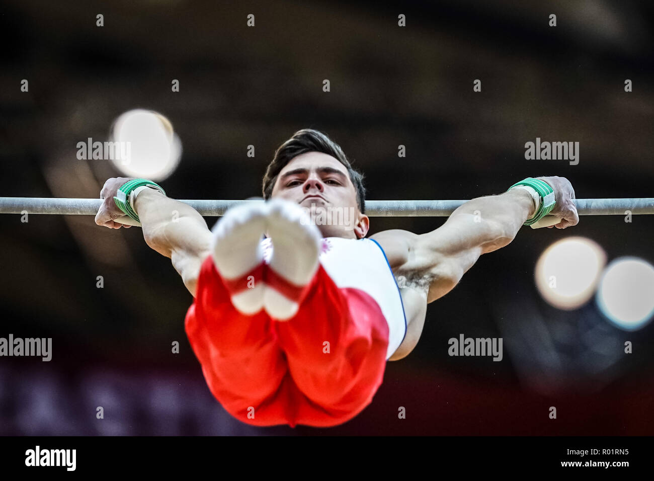 Doha, Katar. Oktober 31, 2018 Artur Dalaloyan von Russland während der