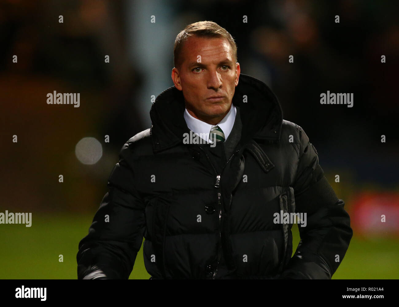 Kilmac Stadion, Dundee, Großbritannien. 31 Okt, 2018. Ladbrokes Premiership Fußball, Dundee v Celtic, Keltischer Manager Brendan Rodgers Credit: Aktion plus Sport/Alamy leben Nachrichten Stockfoto