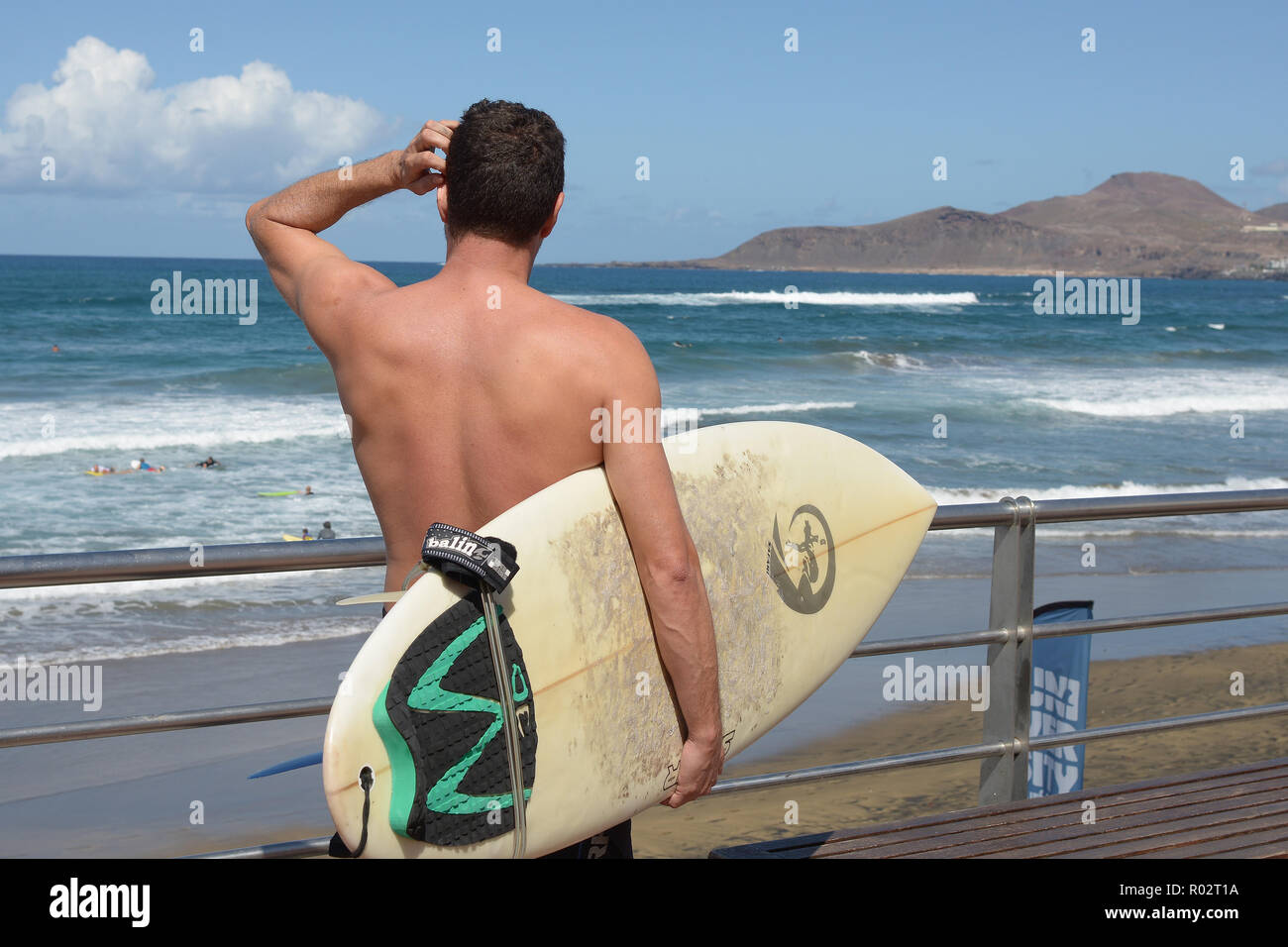 Surf City Gran Canaria Stockfoto