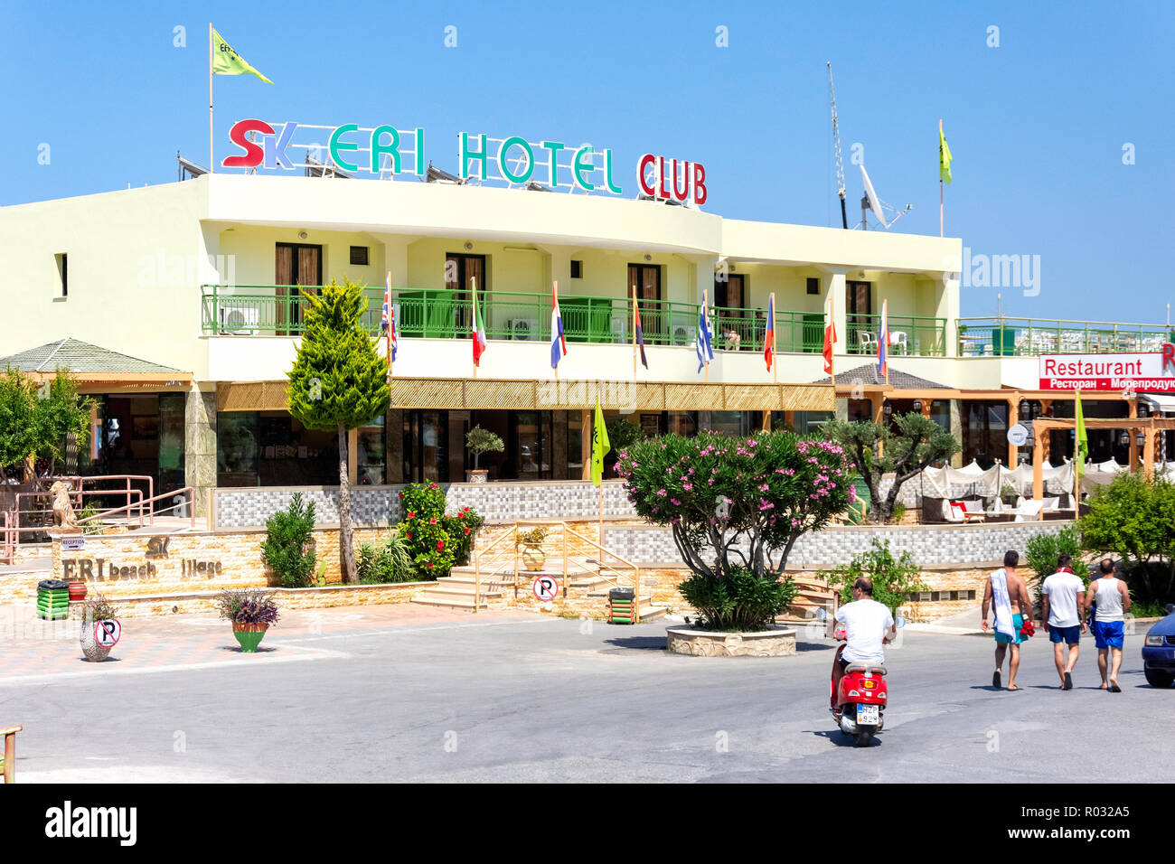 Hotel SK Eri, Hersonissos (chersonisou), Heraklion, Kreta (Kriti), Griechenland Stockfoto