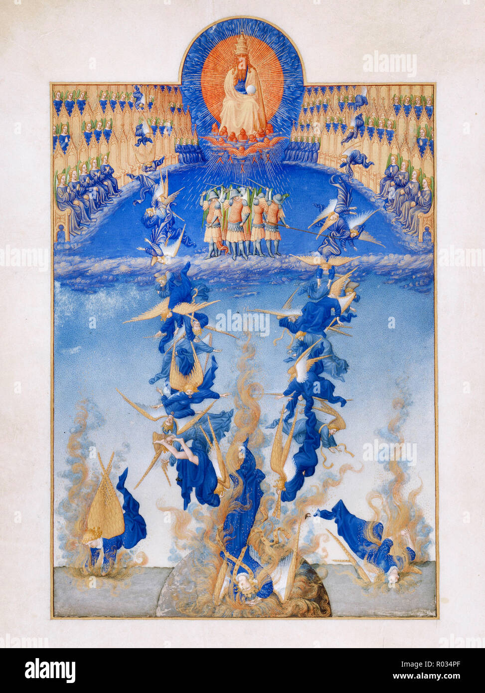 Brüder Van Limburg, sehr reiche Stunden des Herzogs von Berry, ca. 1411-1416, Tempera auf Pergament, Conde Museum, Chantilly, Frankreich. Stockfoto