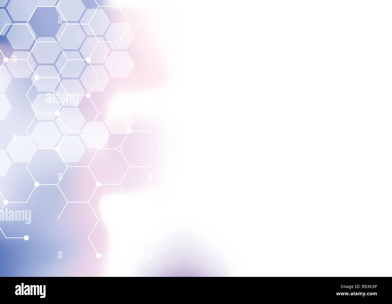 Technologische geometrische bunte Hexagon Abstract background vektor design Stock Vektor