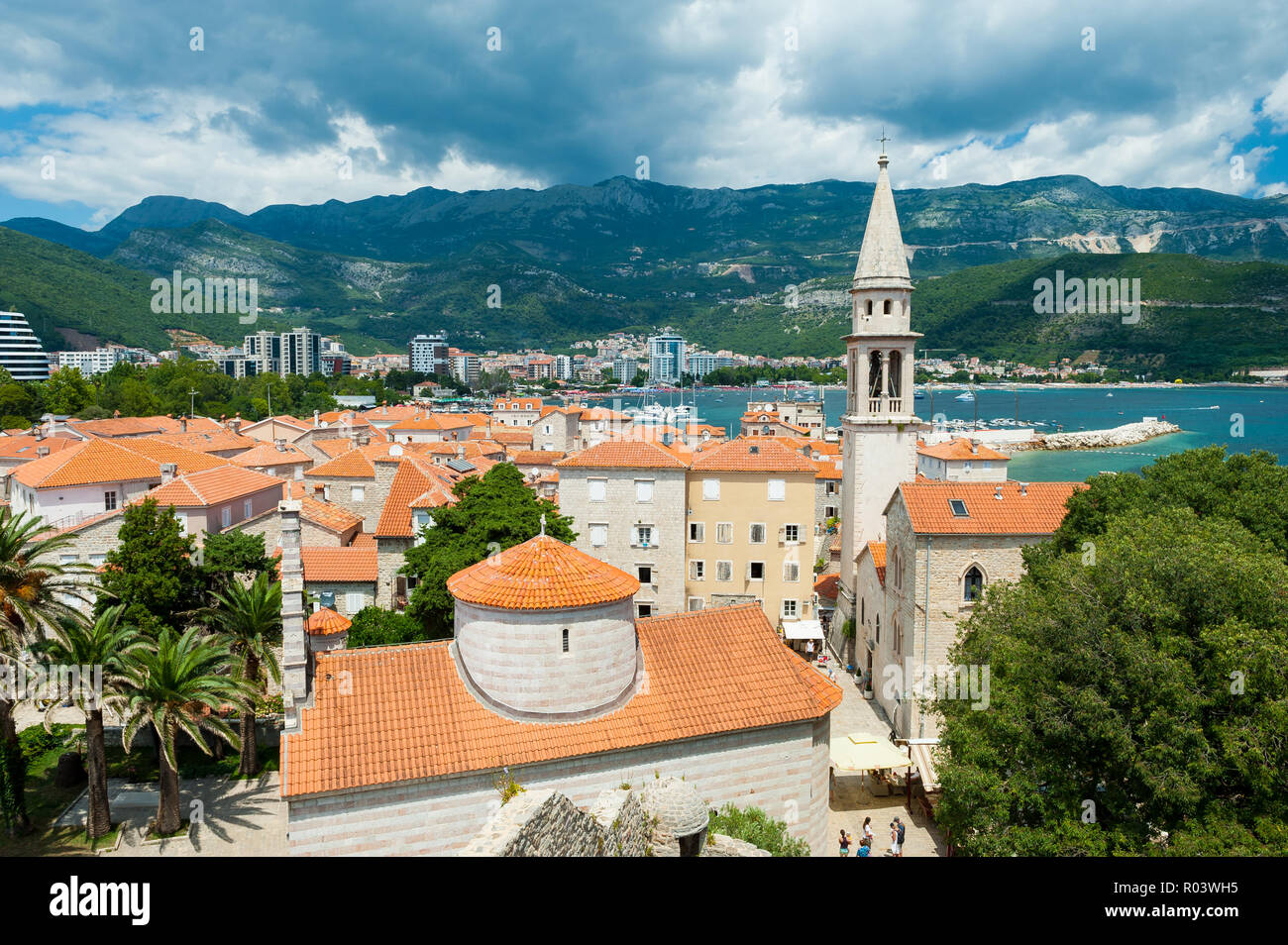 Budva, Montenegro, Europa Stockfoto