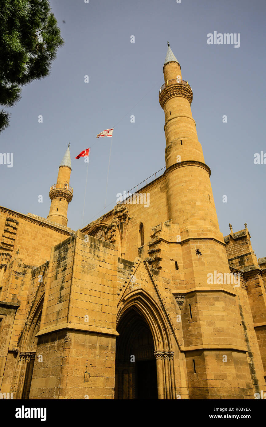 Nikosia, Türkische Republik Nordzypern, Zypern - Selimiye Moschee in der Altstadt von Nicosia (Norden) Stockfoto