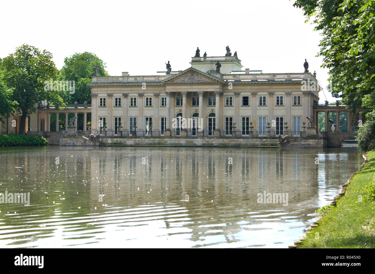 Lazienki Palast in Warschau. Polen Stockfoto