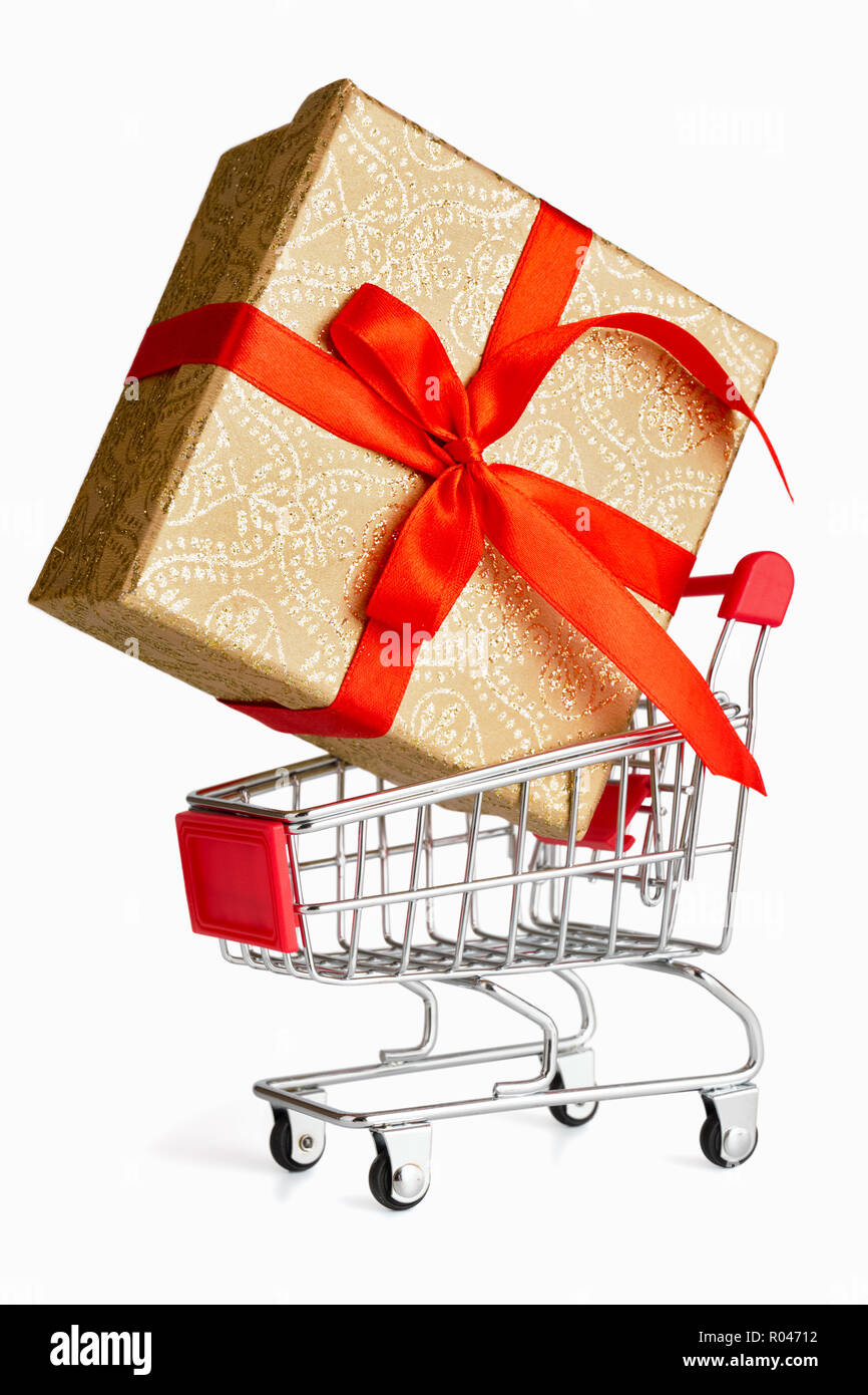 Geschenk-shopping-Konzept Stockfoto