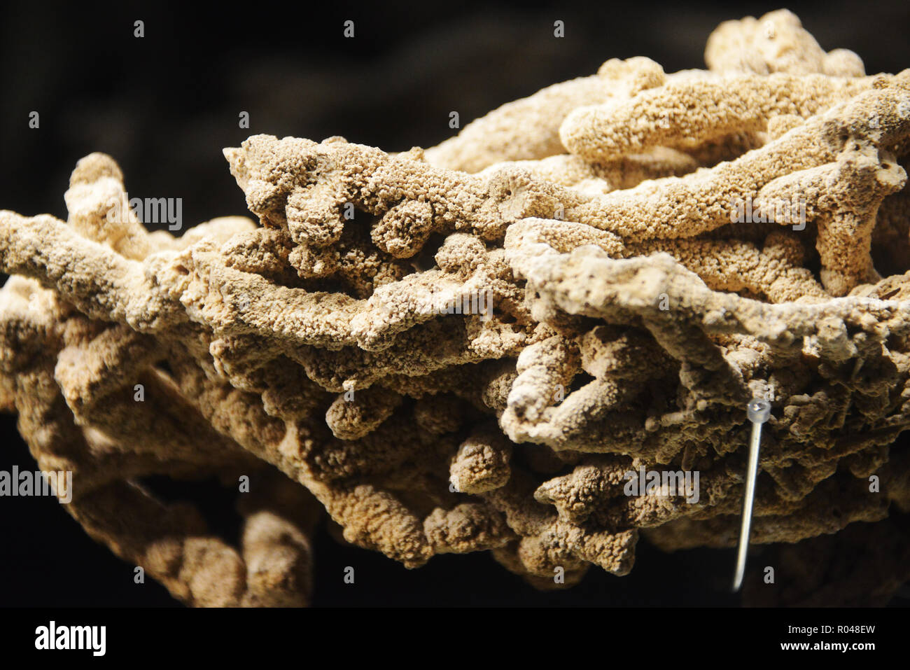 Travertin Mineral Stockfoto