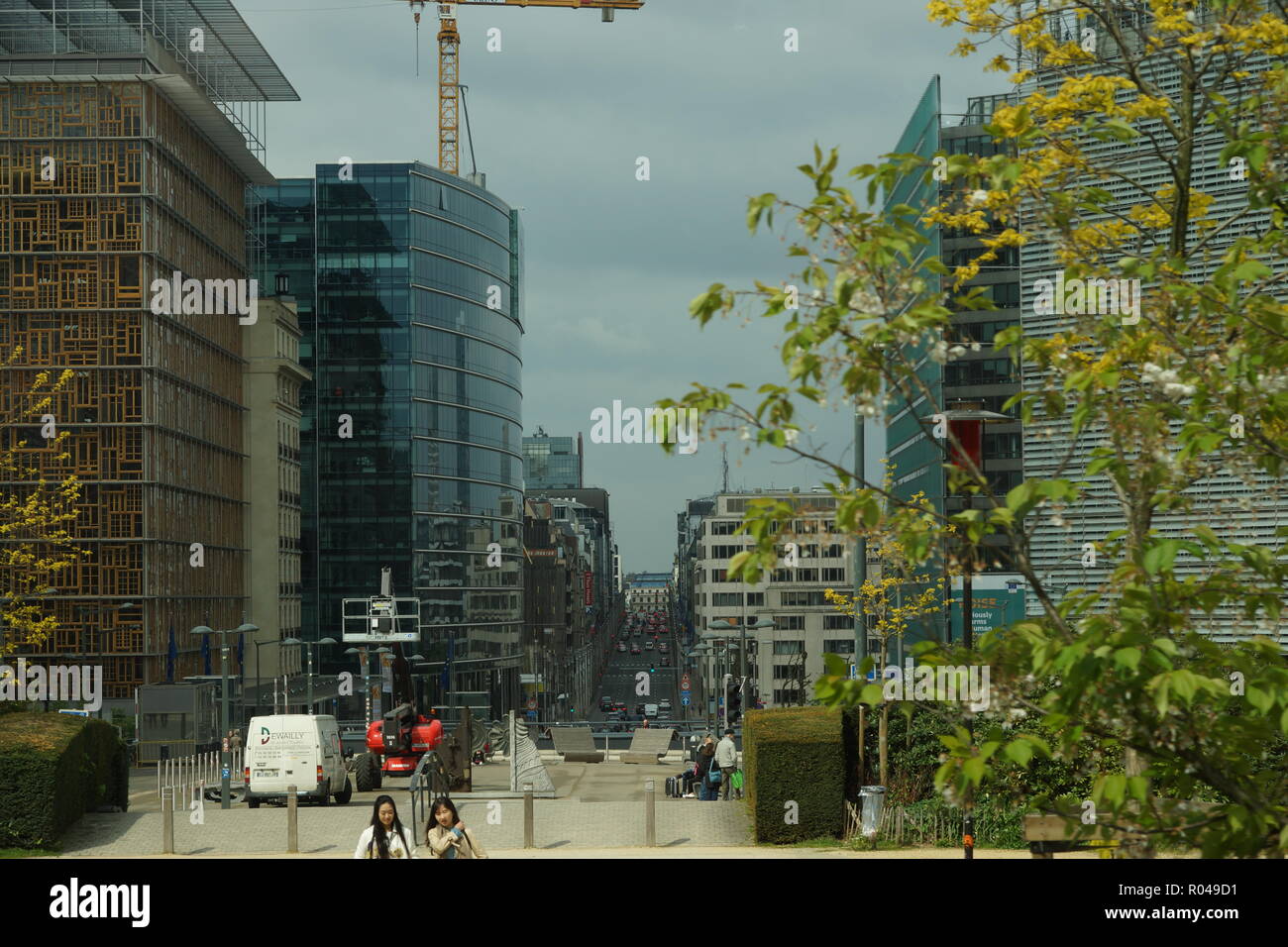 Brüssel Europa Regierungsviertel EU-Parlament Stockfoto