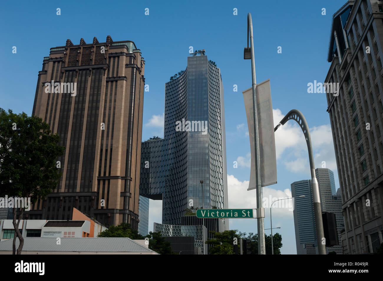 Singapur, Republik Singapur, DUO Towers Stockfoto