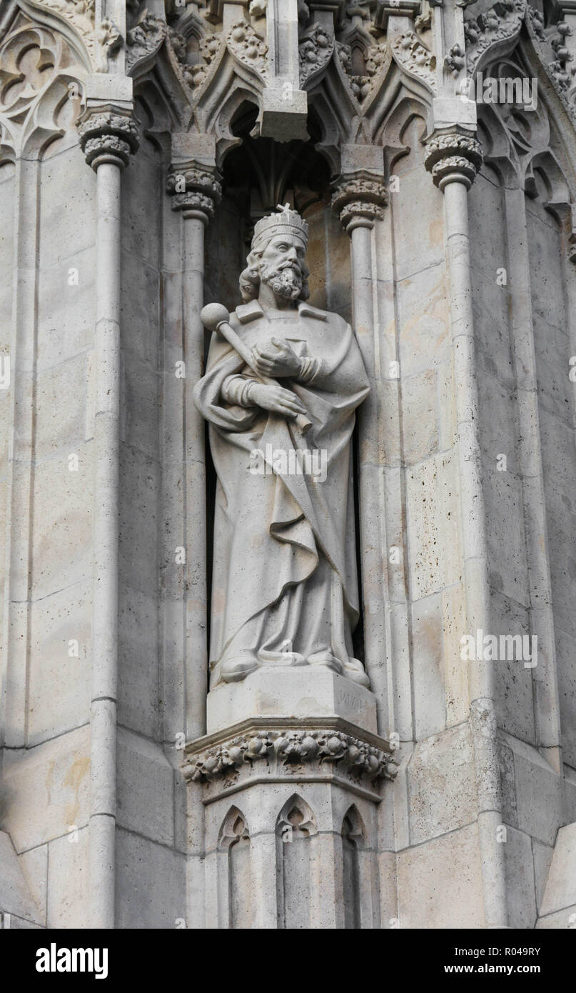 Matthias Kirche, Fisherman's Bastion, Budapest, Ungarn Stockfoto