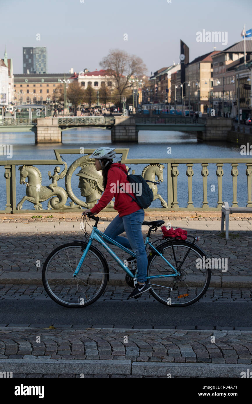 Göteborg, (Göteborg) die fünftgrößte Stadt in den nordischen Ländern und zweitgrößter in Schweden, dem Geburtsort von Volvo Stockfoto