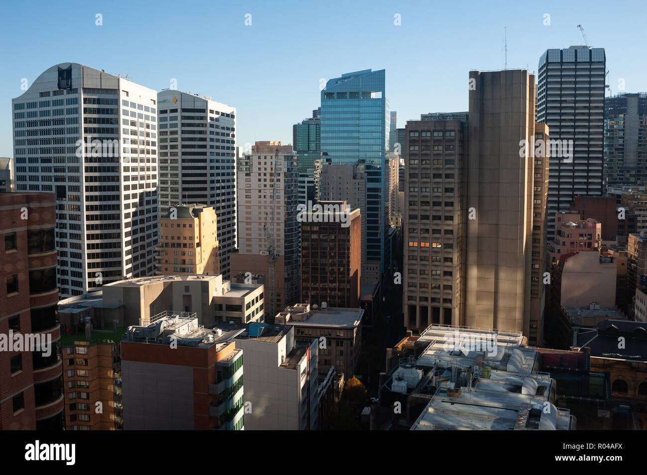 Sydney, Australien, des Geschäftsviertels Stockfoto