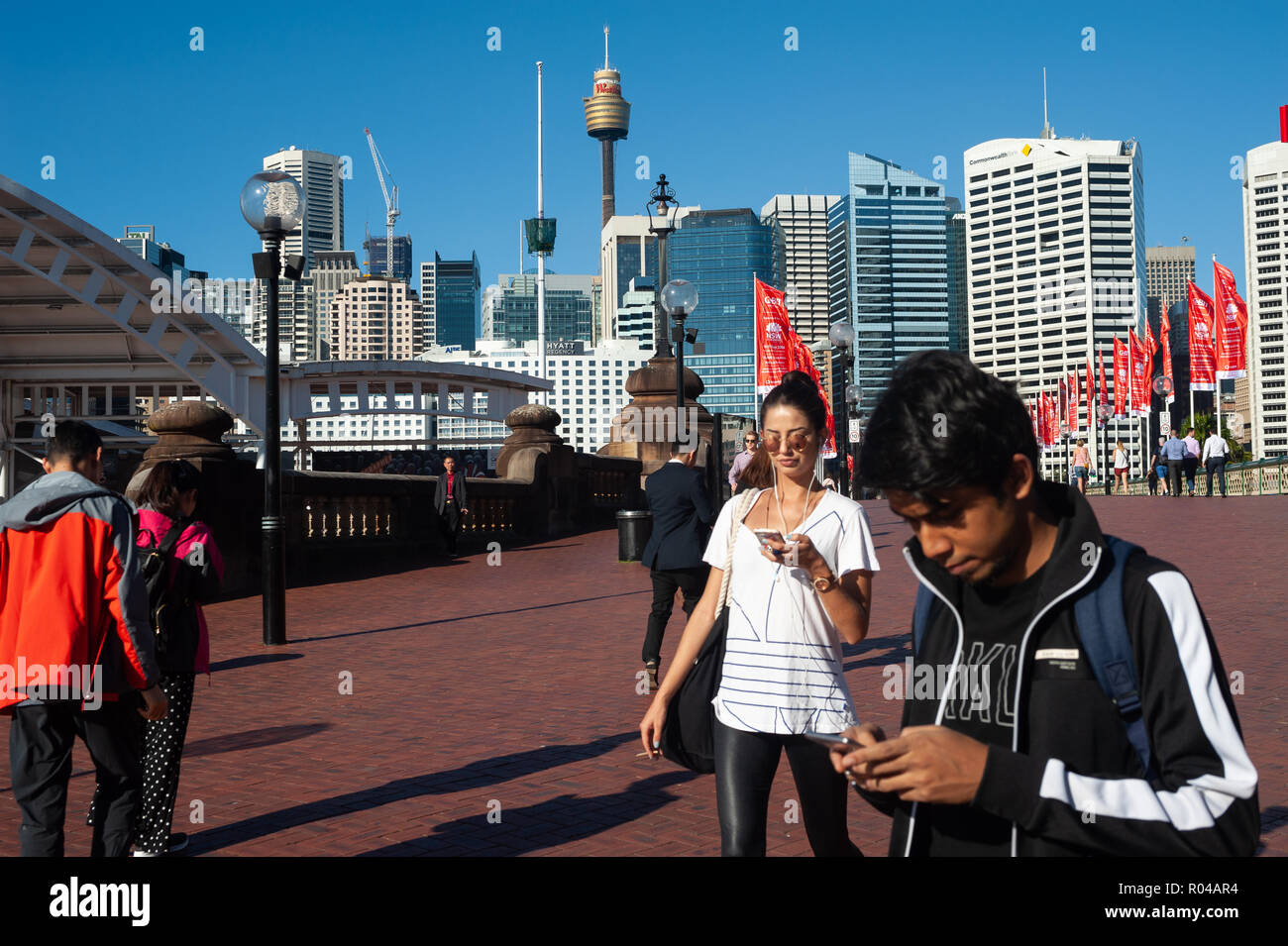 Sydney, Australien, des Geschäftsviertels Stockfoto