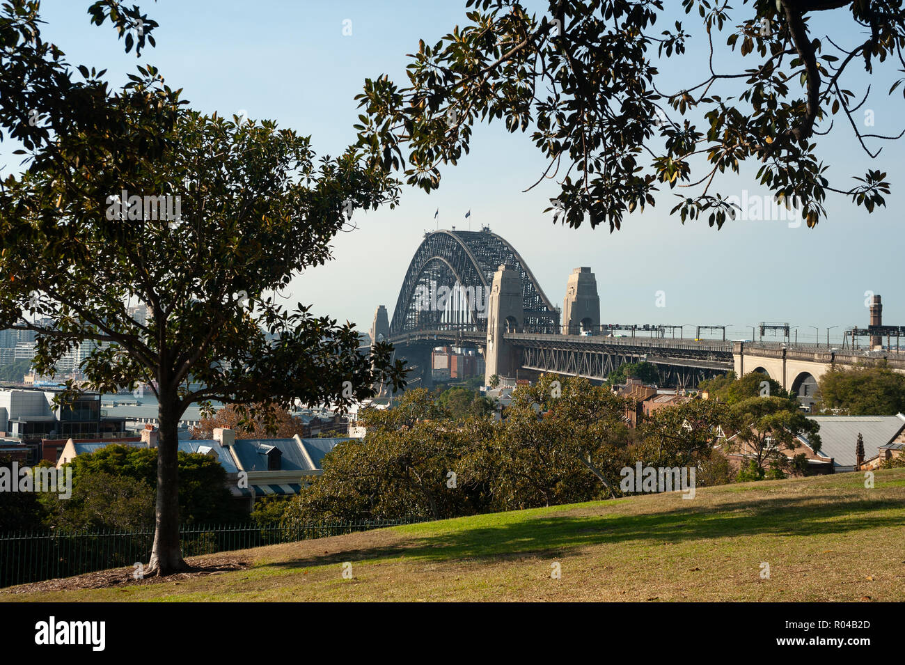 Sydney, Australien, Sydney Harbour Bridge Stockfoto