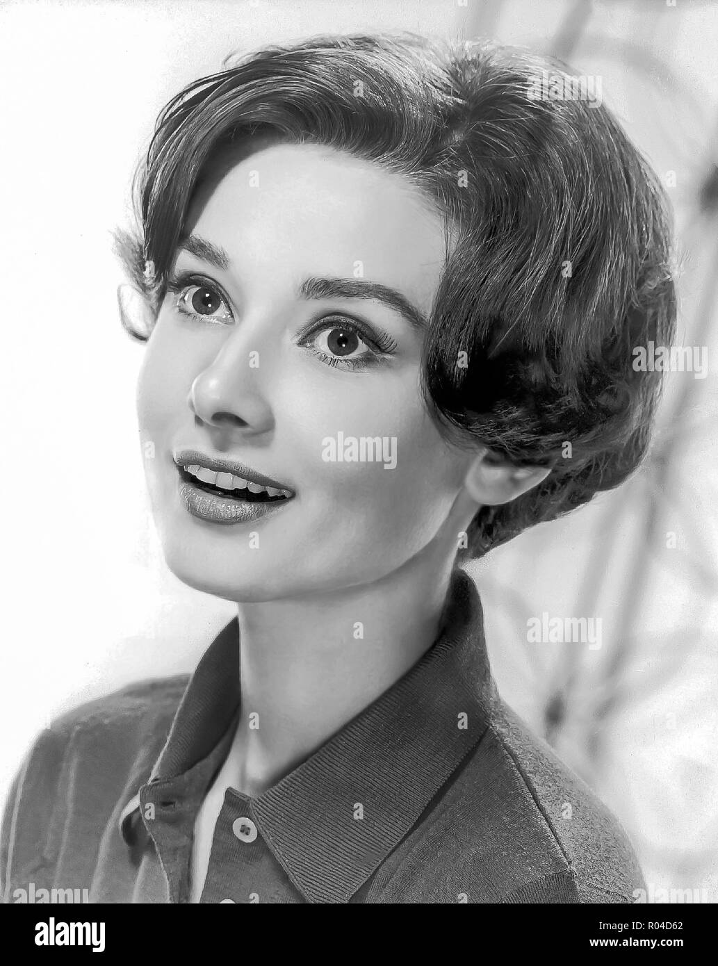 Portrait von Audrey Hepburn Stockfoto