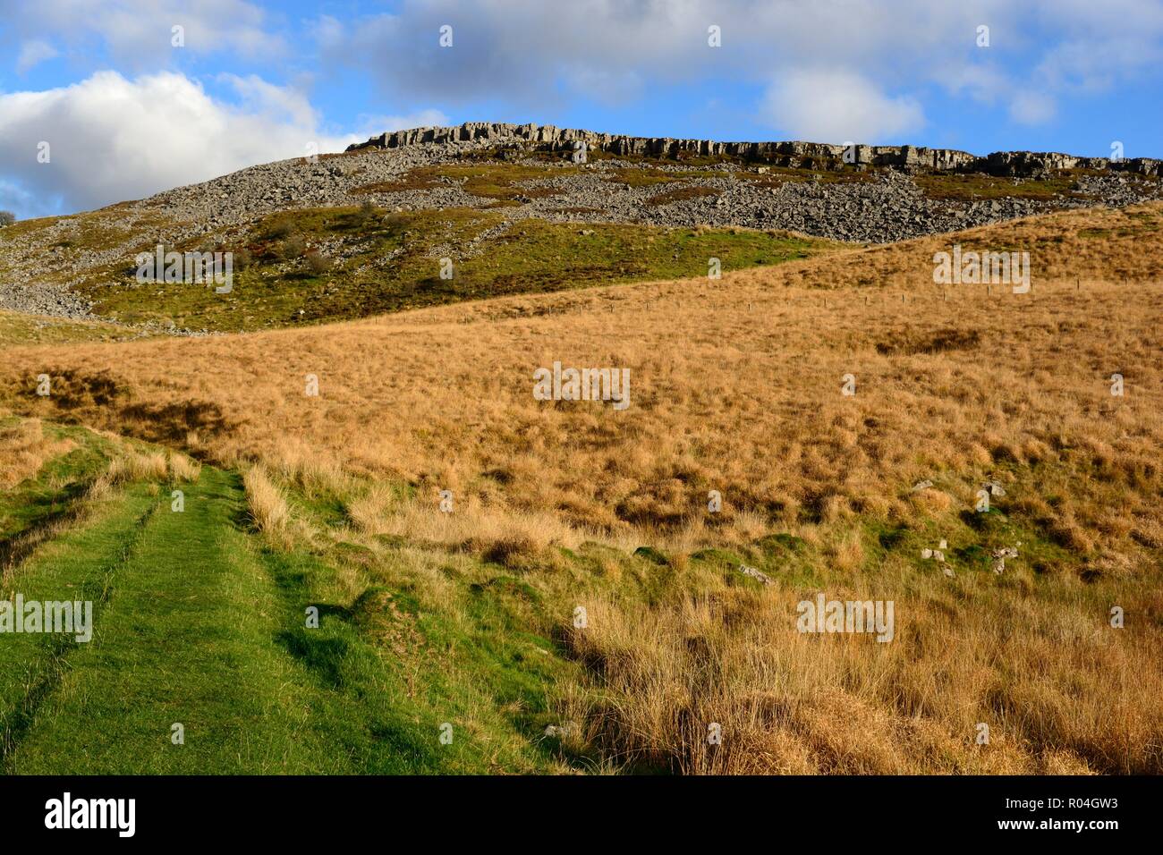Ogof Ffynnon Ddu National Nature Reserve sehr große Ausdehnung der Moorlandschaften mit herrlichem Blick Brecon Beacons National Park Wales Cymru GROSSBRITANNIEN Stockfoto