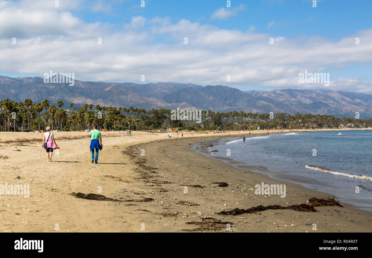 Santa Barbara Beach, Malibu, Kalifornien, Vereinigte Staaten von Amerika, Nordamerika Stockfoto