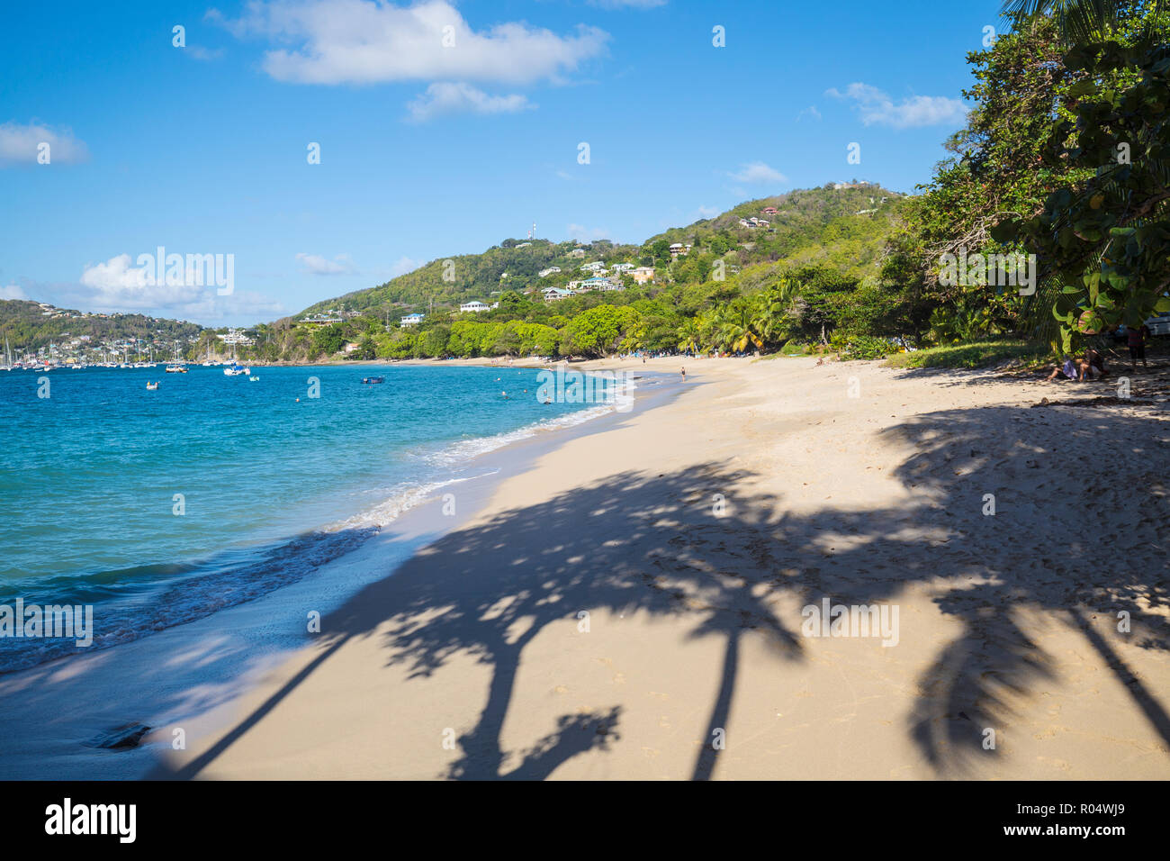 Prinzessin Margaret Strand, Bequia, Grenadinen, St. Vincent und die Grenadinen, Karibik, Karibik, Zentral- und Lateinamerika Stockfoto