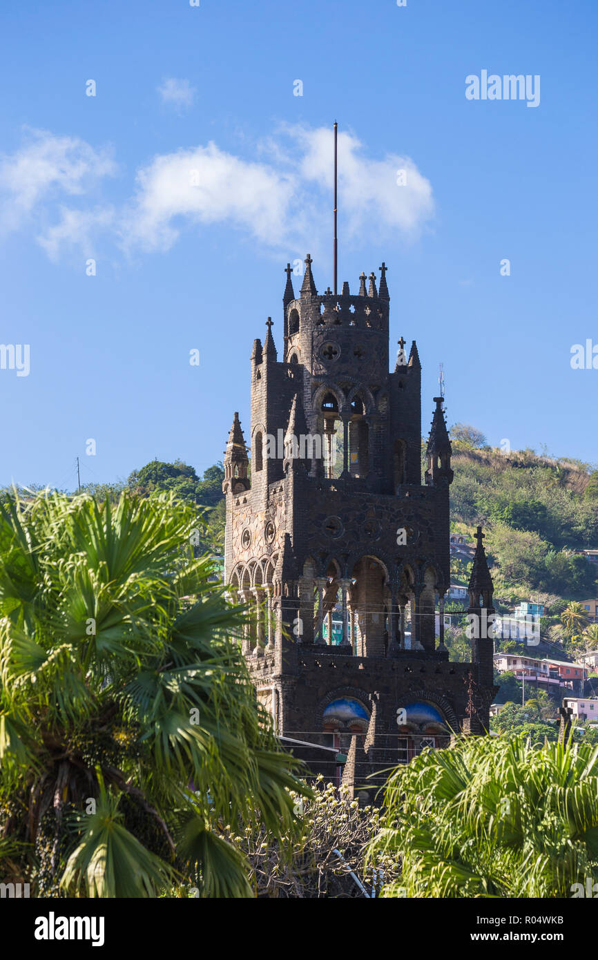 St. Mary's Kathedrale, Kingstown, St. Vincent, St. Vincent und die Grenadinen, Karibik, Karibik, Zentral- und Lateinamerika Stockfoto
