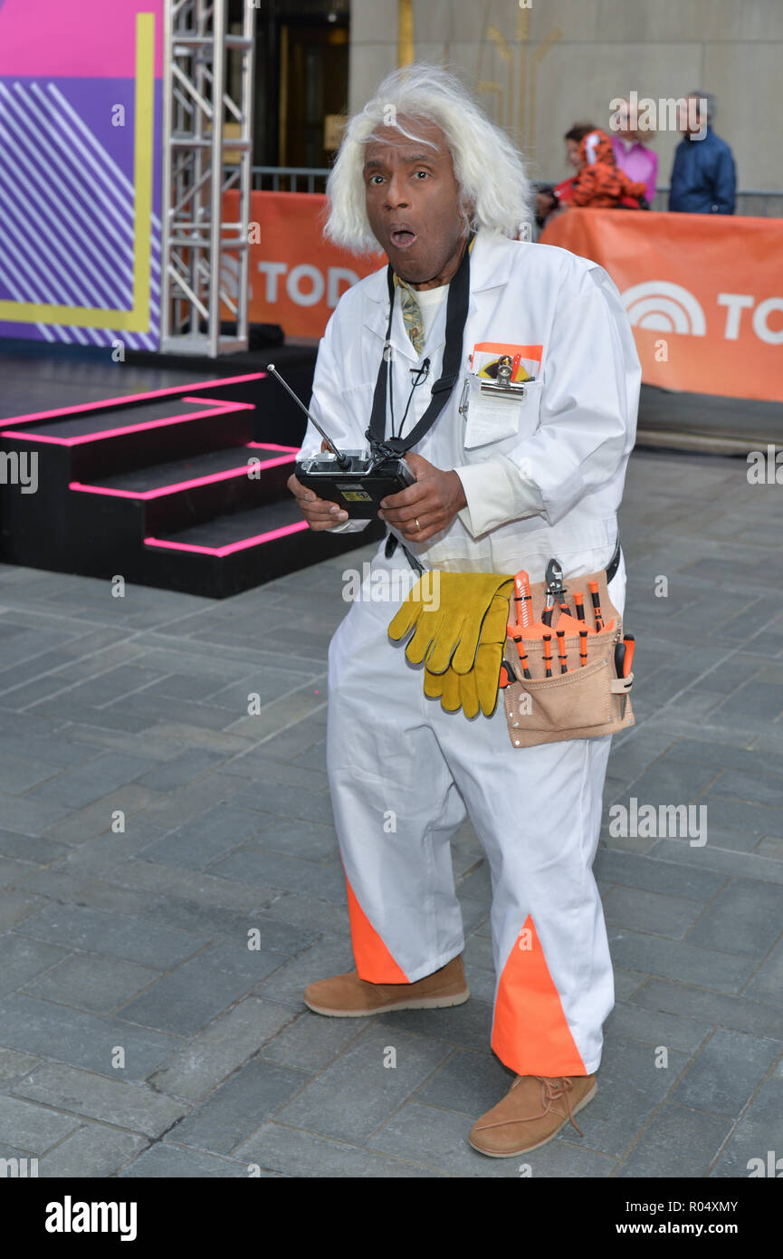 New York, USA. 31. Okt 2018. Al Roker besucht die NBC "heute" Halloween 2018 am Rockefeller Plaza am 31. Oktober 2018 in New York City. Credit: Erik Pendzich/Alamy leben Nachrichten Stockfoto