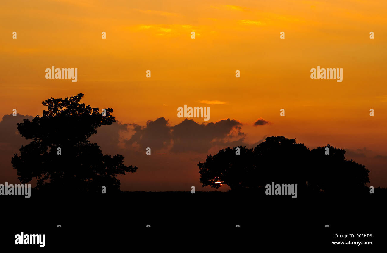 Sonnenuntergang am Strand von Patara Türkei Stockfoto